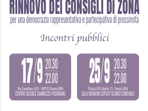 Le elezioni dei nuovi Consigli di zona domenica 17 novembre