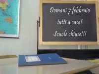 DOMANI 7 FEBBRAIO ANCHE A CERVIA LE SCUOLE DI OGNI ORDINE E GRADO SARANNO CHIUSE