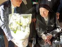 Il Sindaco Massimo Medri ha festeggiato Suor Antonia Berengan che ha compiuto 100 anni