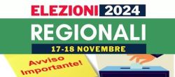 ELEZIONI REGIONALI 17-18 NOVEMBRE 2024 TRASFERIMENTO TEMPORANEO DELLE SEZIONI ELETTORALI NR. 26-27-30