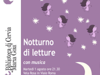 Notturno di letture  A lume  di candela  in Viale  Roma