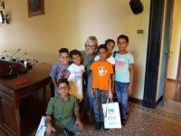 Michela Brunelli, assessora a  Pace e Cooperazione internazionale  ha incontrato   i bambini  Saharawi, ambasciatori di Pace