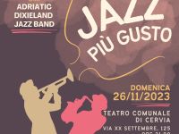 Cervia social food concerto dell’Adriatic Dixieland Jazz Band 26 novembre 2023 ore 21.00 Teatro comunale