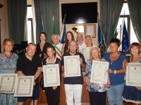 Amici di Cervia premiazione del 9 agosto turisti fedeli da 60 anni