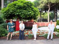 Città Giardino l'aiuola del comune di Bagnacavallo nel segno di Dante