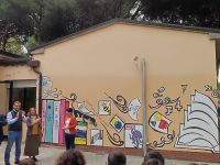 Inaugurato il murale della Scuola Primaria G. Deledda