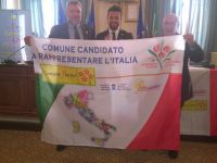 Consegna ufficiale della Bandiera  “International Challenge Communities in Bloom” a Cervia in rappresentanza dell’Italia