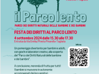 Mercoledì 4 settembre Festa dei Diritti al Parco Lento