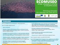 A Cervia un workshop dedicato agli Ecomusei come attori, strumenti e attività di sviluppo locale