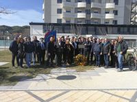 Lungomare “Pionieri del Turismo” Milano Marittima una targa dedicata a Silvano Collina.