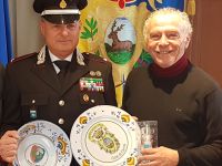 Il Sindaco ha salutato il Comandante della Stazione Carabinieri di Castiglione di Ravenna Franco Carbone