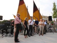 Festa per il termine dei lavori del primo stralcio di Borgomarina, si guarda già all'autunno per la continuazione dei lavori.