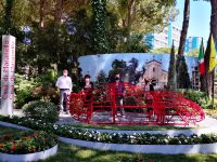 Cervia Città Giardino. Maranello ha allestito il giardino nella Rotonda Primo Maggio