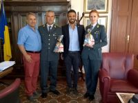 Il Sindaco Luca Coffari ha salutato  il Tenente Donatella Palermo Comandante della Guardia di Finanza di Cervia