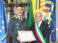 Il Sindaco Massimo Medri ha ricevuto il Luogotenente Cariche Speciali Marco Bascetta Comandante della Guardia di Finanza di Cervia