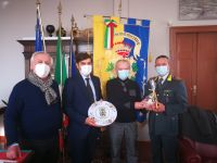 Il Sindaco ha salutato il Luogotenente Orlando Aprea della Guardia di Finanza di Cervia