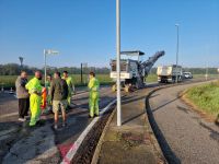 Lavori Pubblici rifacimento asfalti in via Ascione