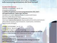 Al via un ciclo di formazione sulla nuova programmazione dei fondi europei