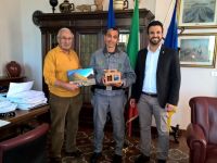 Il Sindaco Luca Coffari ha dato il benvenuto al Vice Ispettore Massimo Cangini nuovo Comandante del Corpo Forestale di Cervia