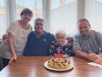 L’assessore Cesare Zavatta ha festeggiato Solisca Galetti che ha compiuto 103 anni