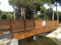 Terminati i lavori di ricostruzione del ponte ciclopedonale sulla via G. Di Vittorio