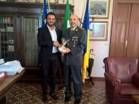 Il Sindaco Luca Coffari ha dato il benvenuto al Colonnello Andrea Fiducia nuovo Comandante della Guardia di Finanza di Ravenna